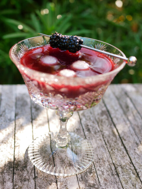 Fresh Bramble cocktail