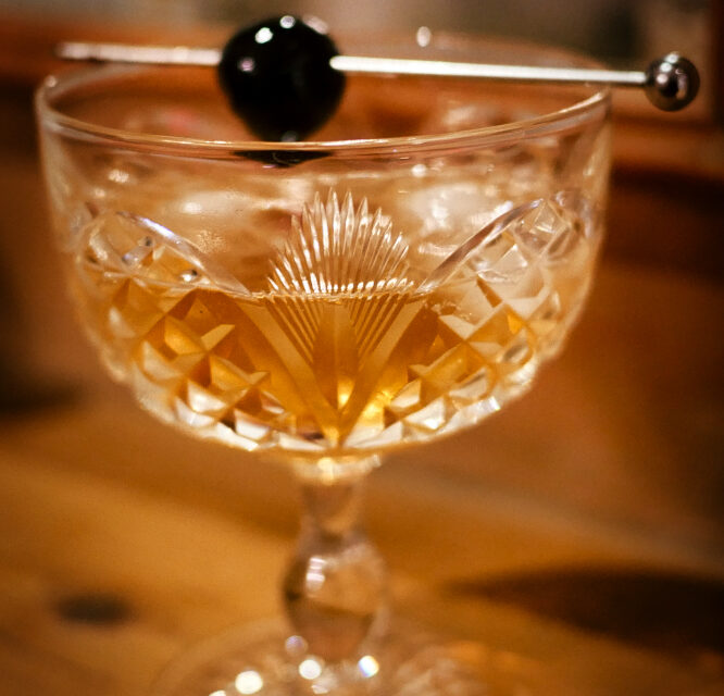 CODE cocktail in a glass